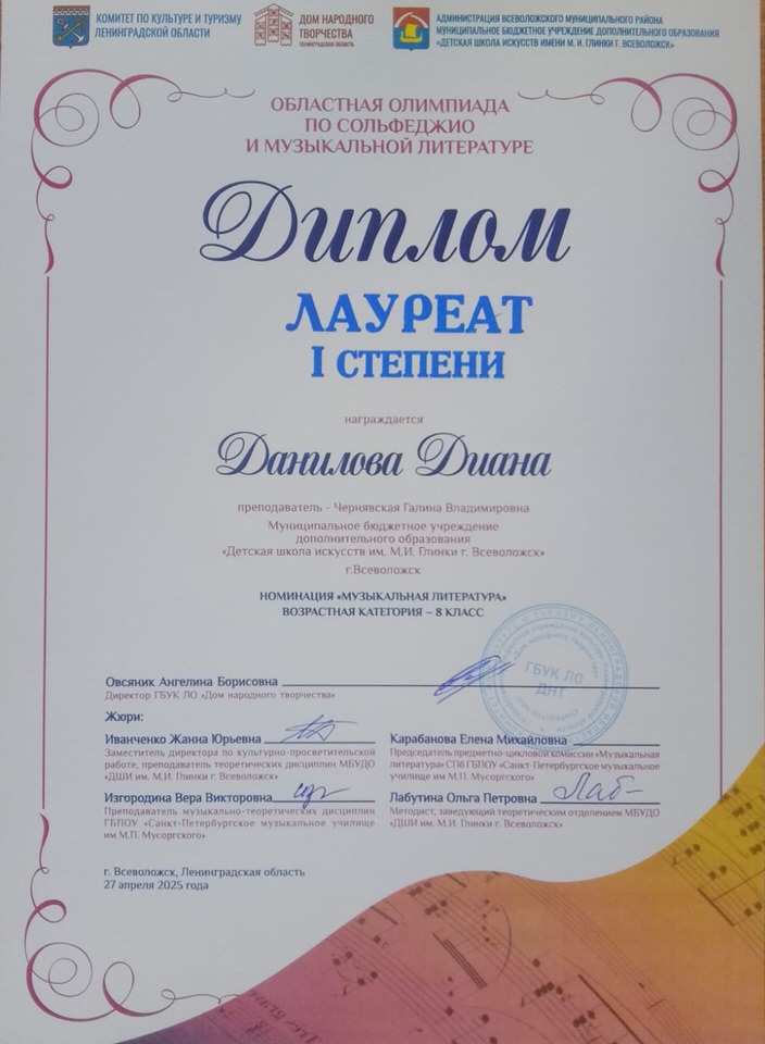 Данилова Д